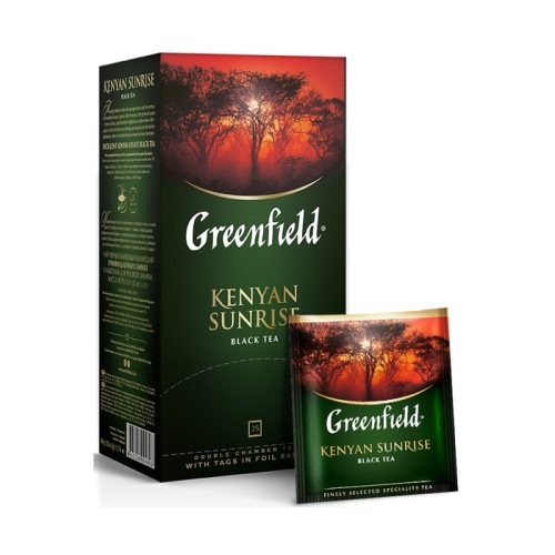 Чай Гринфилд Кениан Санрайз черный, 25 пакетиков 50г