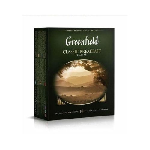 Чай Гринфилд Классик Брекфаст чёрный, 100пак*2г