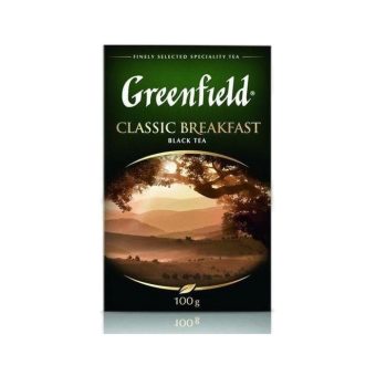 Чай Гринфилд Классик Брекфаст чёрный крупнолистовой, 100г