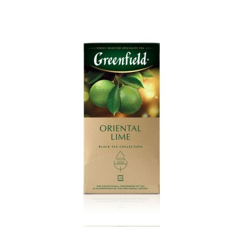 Чай Гринфилд Ол Нэйчерал Рич Лемон зелёный яблоко гибискус 20пак*1,7