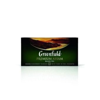 Чай Гринфилд Премиум Ассам чёрный, 25пак*2г