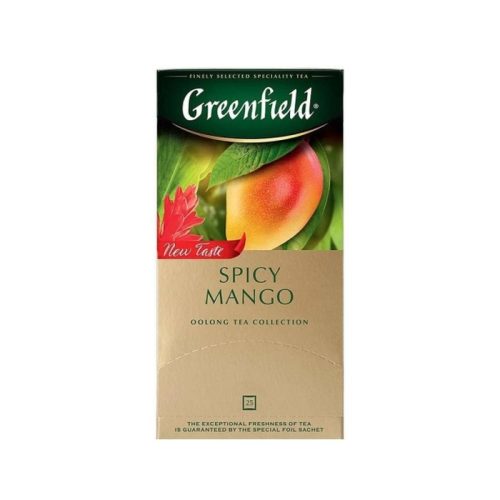 Чай Гринфилд Спайси Манго, 25пак*1,5г