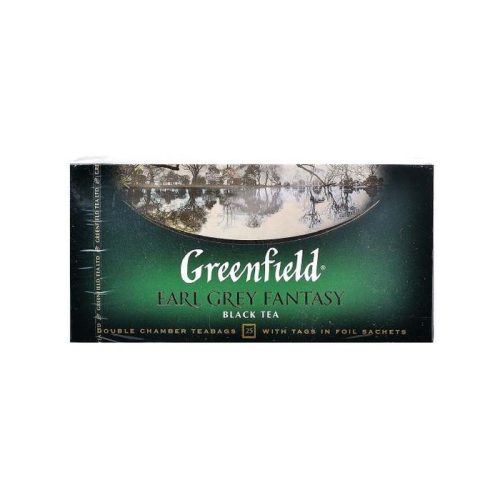 Чай Гринфилд Эрл Грей Фэнтези чёрный, 100пак*2г