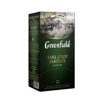 Чай Гринфилд Эрл Грей Фэнтези чёрный, 25пак*2г