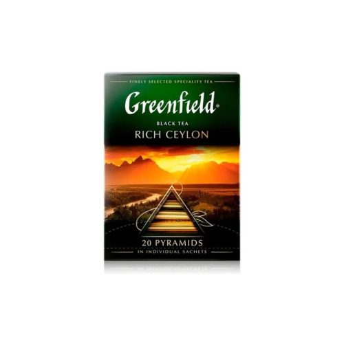Чай Гринфилд Рич Цейлон чёрный, 20пирам*1,9г