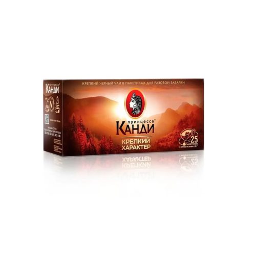 Чай Принцесса Канди Крепкий характер, 25 пак 2г