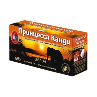 Чай Принцесса Канди Цейлон, 25 пак 2г