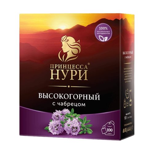 Чай Принцесса Нури Высокогорный с чабрецом, 25 пак 1,8г
