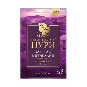 Чай Принцесса Нури Завтрак в Бенгалии, 200г