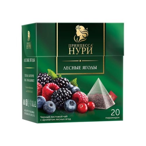 Чай Принцесса Нури Лесные Ягоды, 25пак, 37,5г