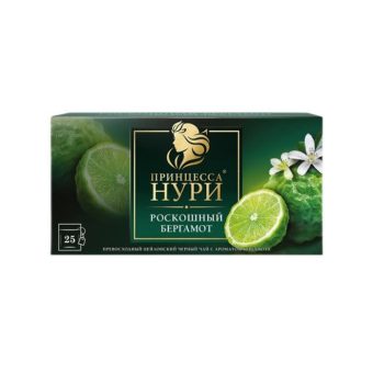 Чай Принцесса Нури роскошный бергамот, 25пак, 37,5г