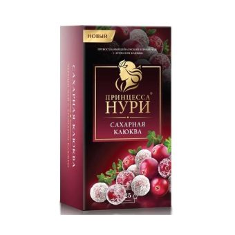 Чай Принцесса Нури сахарная клюква, 25пак, 37,5г