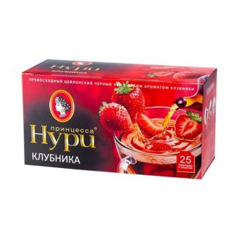 Чай Принцесса Нури спелая клубника, 25пак, 37,5г