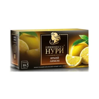 Чай Принцесса Нури Яркий Лимон, 25пак, 37,5г