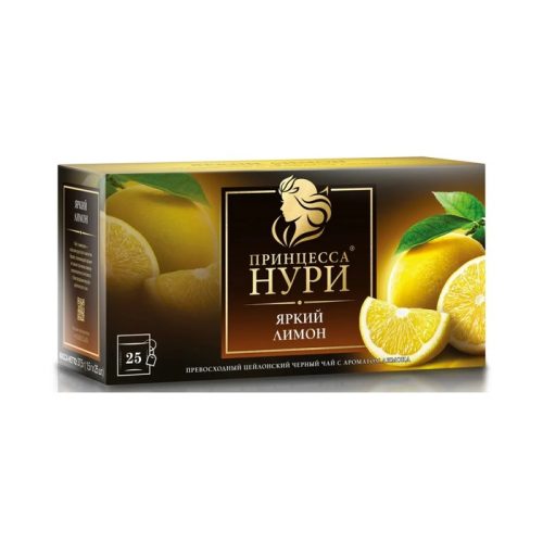 Чай Принцесса Нури Яркий Лимон, 25пак, 37,5г
