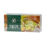 Чай Принцесса Ява, имбирь-лайм, чёрный байховый, 25 пак, 37.5 г
