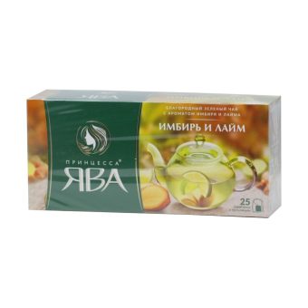 Чай Принцесса Ява Имбирь и Лайм, 25пак, 37,5г