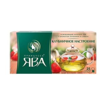Чай Принцесса Ява клубничное настроение, 25пак, 37,5г