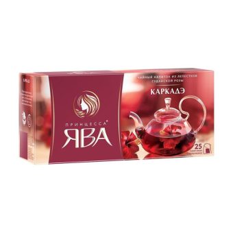 Чай Принцесса Ява Каркаде, 25пак, 1,5г, ОРИМИ