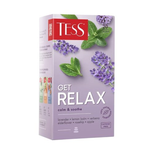 Чай Тесс Гет Релакс с ароматом бузины, 20пак, 1,5г, ОРИМИ
