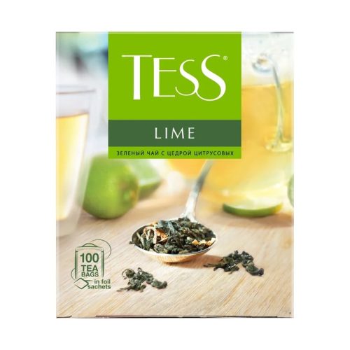 Чай Тесс Лайм лист зеленый, 100г, ОРИМИ