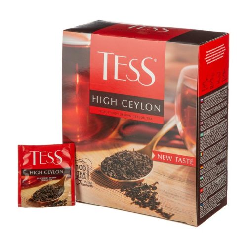 Чай Тесс Цейлон Чёрный Ароматизированный, 100пак*2г