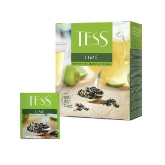 Чай Тесс Цитрус Зелёный Ароматизированный, 100пак*1,5г