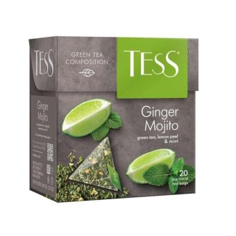 Чай Тесс Джинджер Мохито Зелёный, 20пирам*1,8г