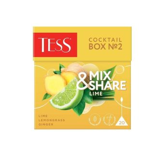 Чай Тесс Коктейль Бокс №2 Лайм, 20 пирамидок 1,5 г
