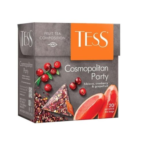 Чай Тесс Космополитен Пати травяной, 20 пирамидок 2 г
