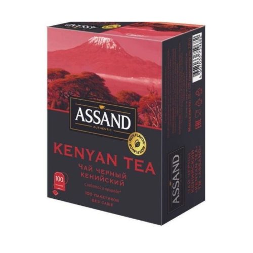 Чай Фабрика Чая Кенийский Чёрный 100пак