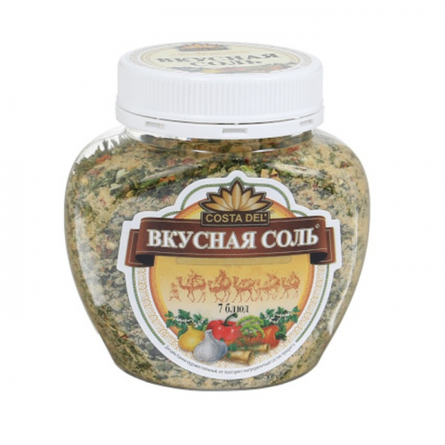Вкусная соль Микс 7 блюд + чеснок-зелень Агроимпорт, 400г