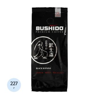 Кофе Бушидо Блэк молотый, 227г