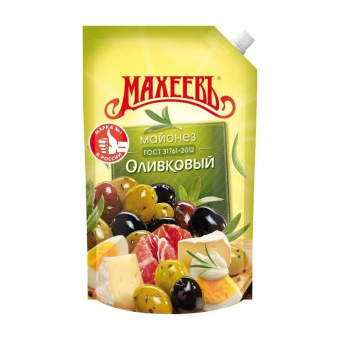 Майонез Махеевъ оливковый 50,5%, 380г