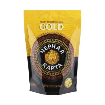 Кофе Чёрная Карта Голд, 75г