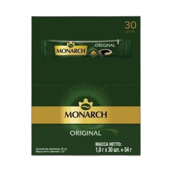 Кофе Монарх Ориджинал 1,8гх30пак