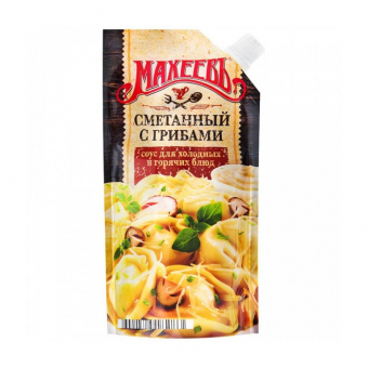 Майонезный соус Махеевъ сметанный с грибами, 200г