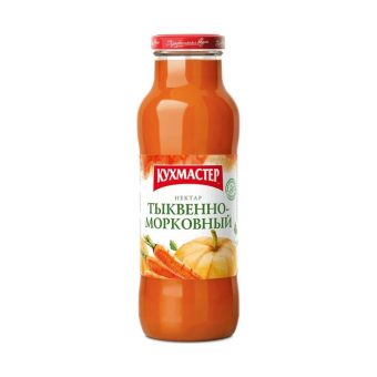 Нектар Кухмастер с мякотью тыква/морковь, 0,68л