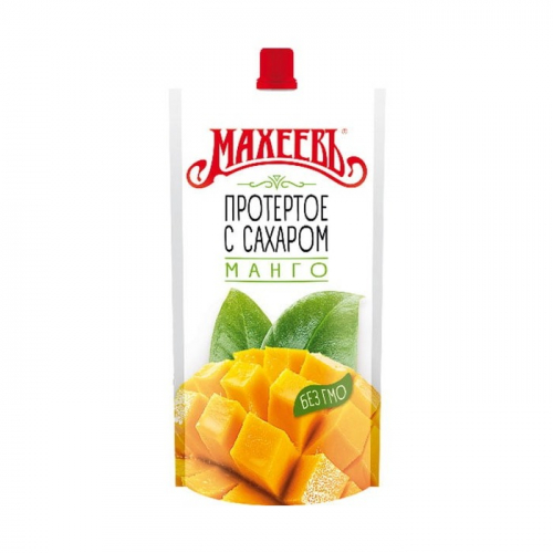 Ягоды протёртые Махеевъ Манго протёртое с сахаром, 300г