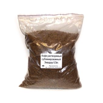 Кофе сублимированный Эквадор, 0,5 кг
