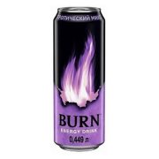 Энергетик Burn (Бёрн) Тропический микс, фиолетовый, 0.449 л