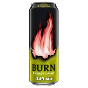 Энергетик Burn (Бёрн) Гуава, жёлтый, 0.449 л