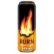Энергетик Burn (Бёрн) Апельсин, оранжевый, 0.449 л