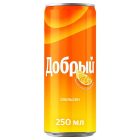 Лимонад Добрый, апельсин с витамином С, 0.25 л