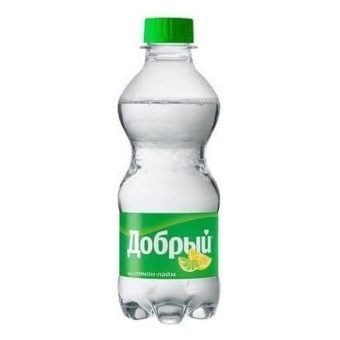 Лимонад Добрый Лимон Лайм, пластиковая бутылка, 300 мл