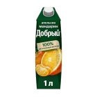 Нектар Добрый, апельсин-мандарин, 1 л