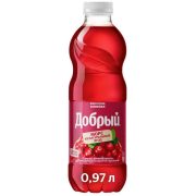 Морс Добрый, виноград-клюква, 1 л