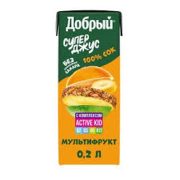 Нектар Добрый, мультифрукт, 0.2 л