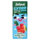 Нектар Добрый, яблоко-малина-арбуз, 0.2 л