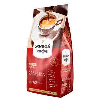 Кофе Живой Arabika, зерно, 200 г